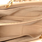 Caviar Quilted Grand Shopping Tote GST Beige