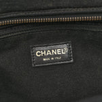 Jersey Square Quilted Bowler Black