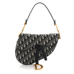Oblique Saddle Bag Blue
