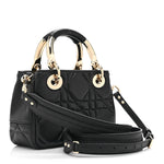 Calfskin Cannage Mini The Lady 95.22 Black