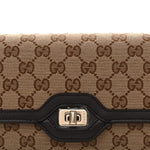 GG Monogram Small Luce Shoulder Bag Beige Ebony