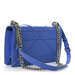 Smooth Calfskin Medium Diorama Flap Bag Blue