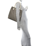 GG Plus Monogram Small Vertical Tote Off White