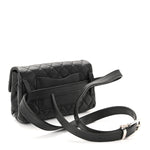 Grained Calfskin Quilted 2.55 Reissue Flap Belt Bag Clutch Black