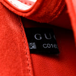 Patent Microguccissima Small Broadway Clutch Red