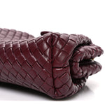 Nappa Intrecciato Small The Lauren 1980 Clutch With Chain Barolo