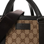GG Monogram Large Joy Tote Bag Dark Brown