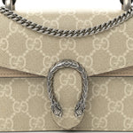 GG Supreme Monogram Mini Dionysus Top Handle Bag Beige Mystic White Oatmeal