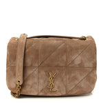 Suede Matelasse Monogram Mini Jamie 4.3 Whisper Pink