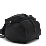 Nylon Monogram Medium Light Single Buckle Backpack Black