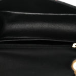 Calfskin Crocodile Embossed Graffiti 2.55 Mini Cocodile Reissue Flap Black Pink