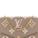 Empreinte Monogram Giant Felicie Pochette Tourterelle Creme