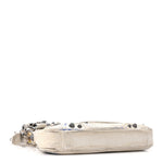Agneau Arena Charms Small Le Cagole Sling Bag Optic White