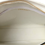 Caviar Quilted Shoulder Bag White