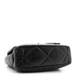Lambskin Quilted Large Chanel 19 Flap Black