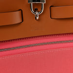 Vache Hunter Toile Herbag Zip 31 PM Rose Azalee Natural
