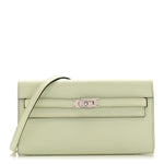Epsom Kelly Wallet To Go Vert Fizz