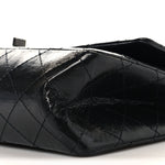 Glazed Calfskin Quilted 2.55 Reissue 226 Flap So Black
