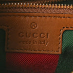 GG Supreme Monogram Emblem Medium Shoulder Bag Beige Dark Brown