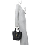 Taurillon Clemence Picotin Lock 22 MM Black