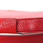 Pebbled Calfskin Medium Soho Flap Crossbody Vibrant Red