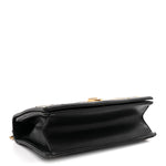 Lambskin Studded Medium Diorama Flap Bag Black