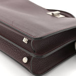 Cuoio Romano Vitello Cover Glazed Fabric Bi-Color FF 1974 Mini Peekaboo I SEE U Satchel  Ghianda Grezzo