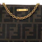 Zucca Spalmati Vitello Elite Pochette Tobacco Ciclamino