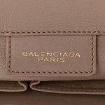 Veau Papier A4 Zip Around Tote Beige Praline