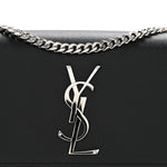 Grain De Poudre Small Monogram Kate Satchel Black