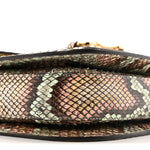 Snakeskin Horsebit 1955 Shoulder Bag Multicolor