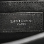 Calfskin Crocodile Embossed Medium Monogram Sunset Black
