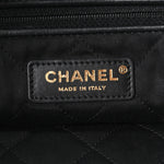 Shiny Calfskin Quilted Small Chanel 22 Black