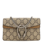 GG Supreme Monogram Super Mini Dionysus Shoulder Bag Taupe