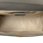 Cellarius Calfskin Mini GG Marmont Top Handle Bag Deep Grey