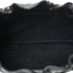 Calfskin Pac Ruched Hobo Black