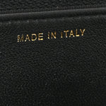 Lambskin Quilted Trendy CC Wallet On Chain WOC Black