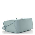 Calfskin Small Puzzle Bag Aquamarine