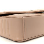 Soft Calfskin Impunture Diagramme Medium Chain Flap Shoulder Bag Cipria