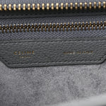 Baby Drummed Calfskin Micro Luggage Kohl