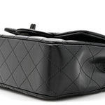 Lambskin Quilted Mini Top Handle Rectangular Flap So Black