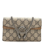 GG Supreme Monogram Super Mini Dionysus Shoulder Bag Taupe