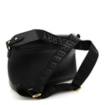 Grainy Calfskin Vintage Check Note Crossbody Bag Black