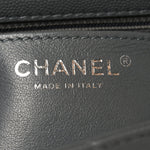 Caviar Quilted Mini Rectangular Flap Grey