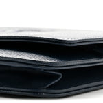 Caviar Timeless CC Wallet on Chain WOC Navy Blue