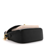 Grained Calfskin Lockme Tender Black