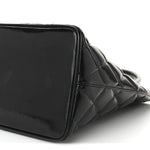 Patent Medallion Tote Black