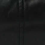 Nappa Pocket Satchel Black
