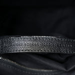 Calfskin Logo XXS Shopping Tote Black