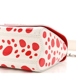 LV X YK Epi Infinity Dots Twist Shoulder Bag PM White Red
